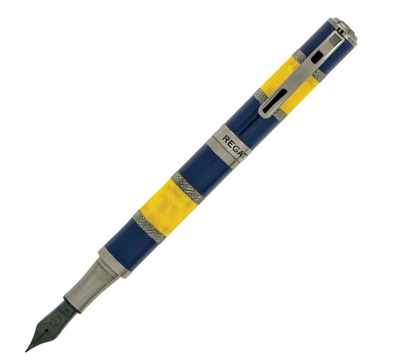 Regatta Sport  Fountain Pen, Blue/Yellow - M