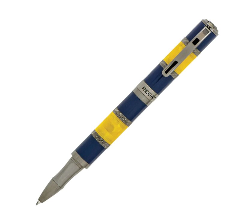 Regatta Sport  Rollerball Pen, Blue/Yellow