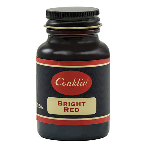 Conklin Bottle Ink 60 ml; Bright Red
