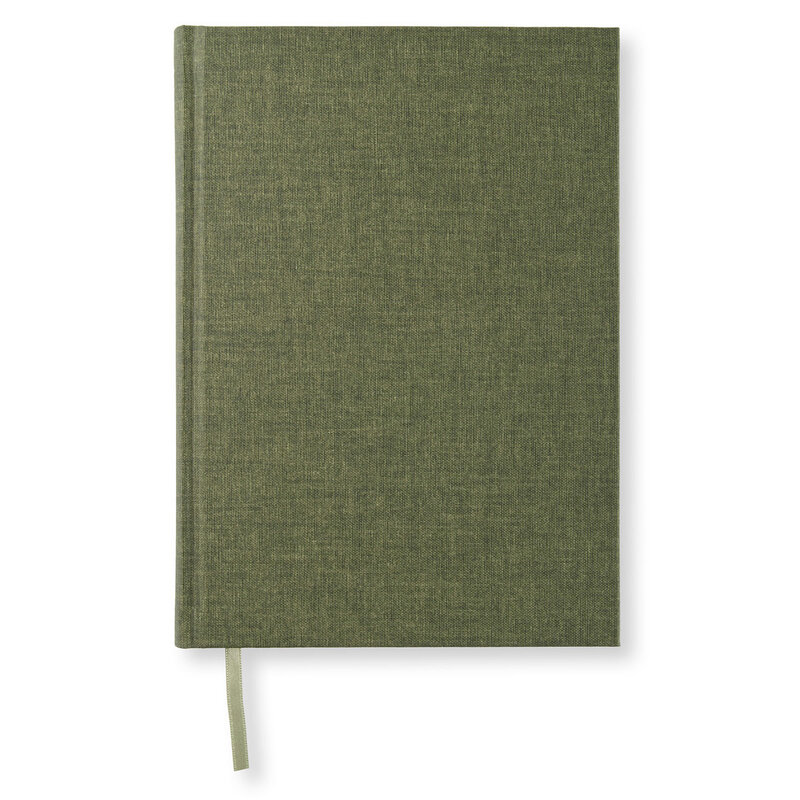 Anteckningsbok Paperstyle A5 Plain Khaki green 256 sidor