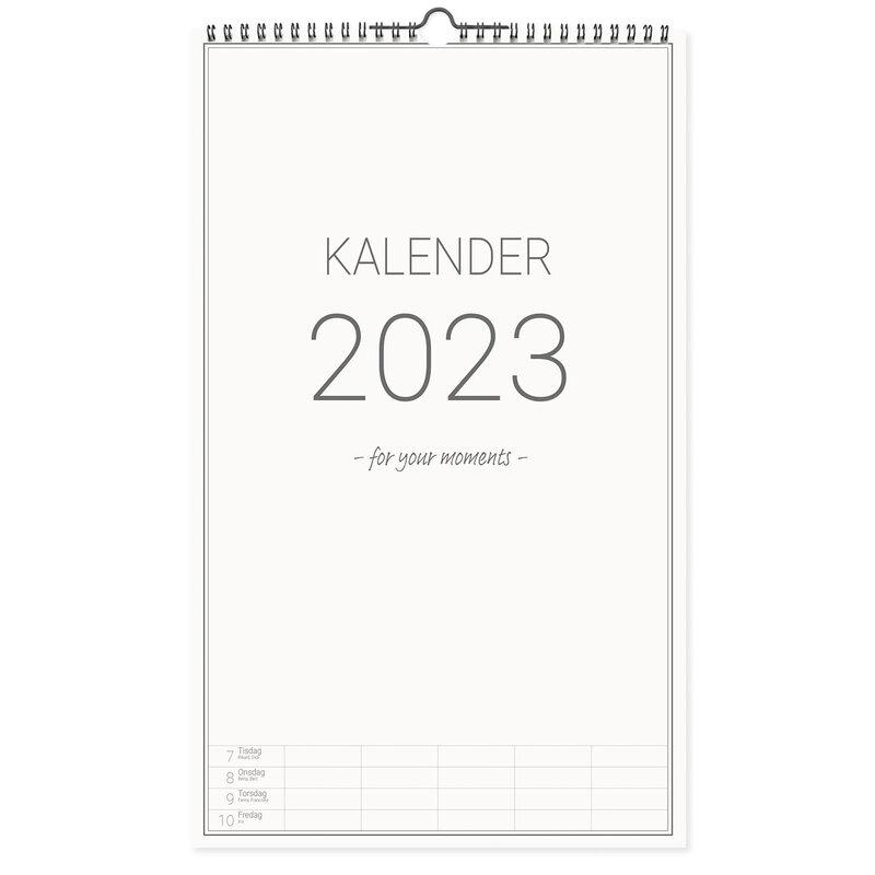 Väggkalender 2023 Clean
