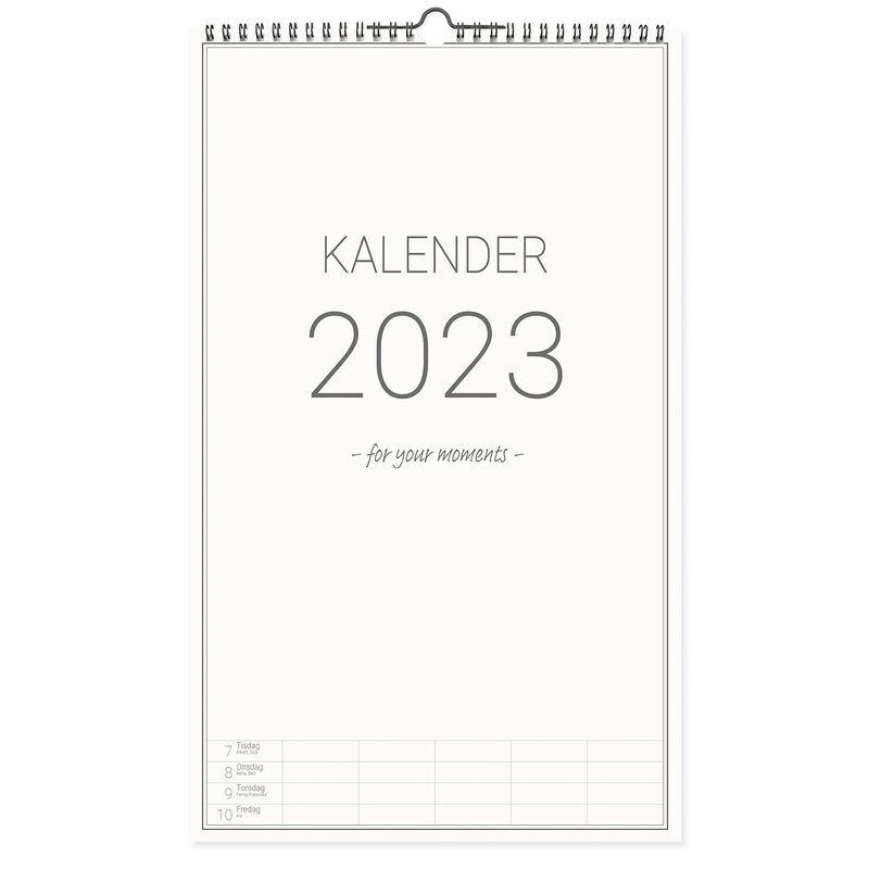 Väggkalender 2023 Clean