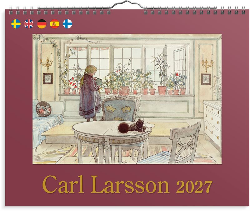 Väggkalender 2027 Carl Larsson