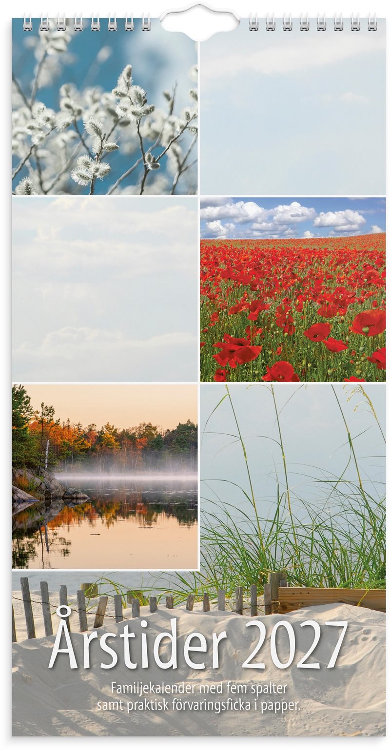 Familjekalender 2027 Årstider