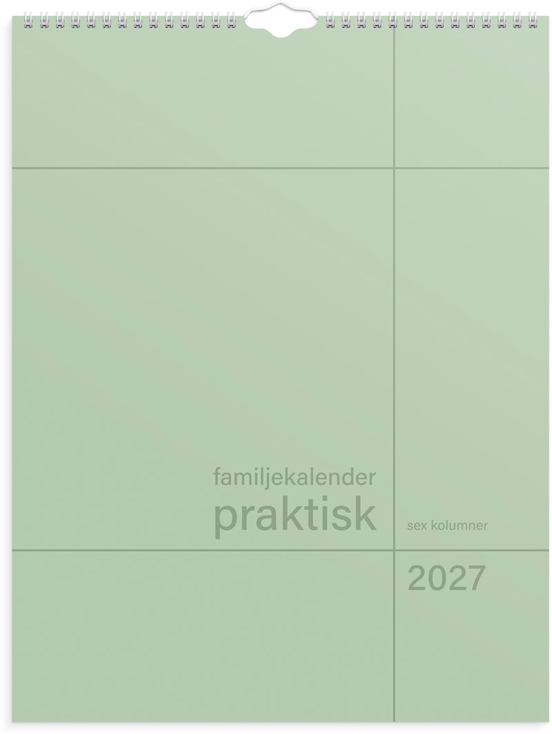 Familjekalender 2027 Praktisk