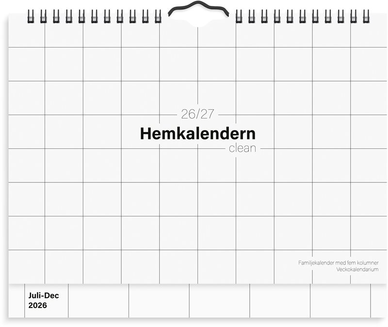 Hemkalendern Clean 26/27