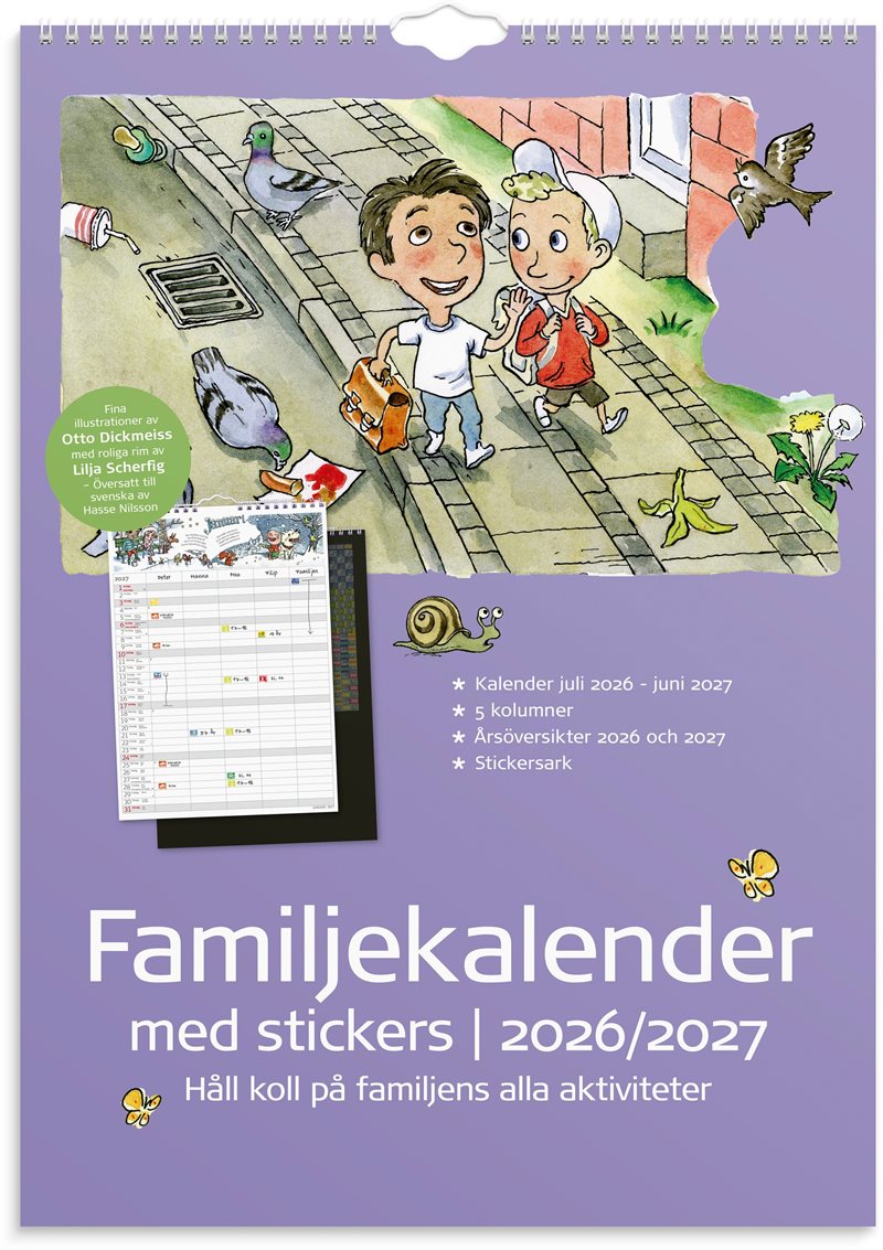 Familjekalender 26/27 Stickers