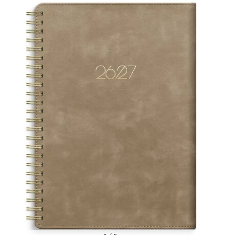 Elevkalender - Kalender Senator A5 Twist mocca 2026-2027