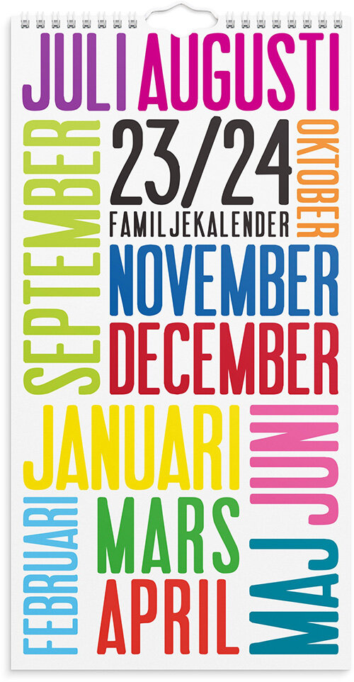 Familjekalender 23/24 TrendArt