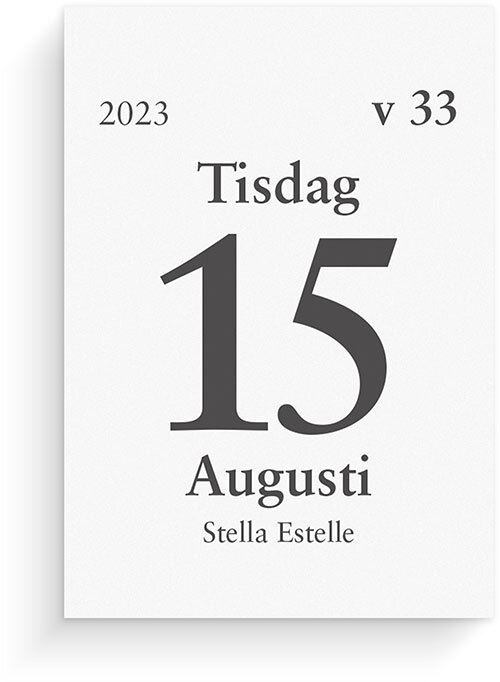 Kalender 2023 Dagblock 75x107 mm