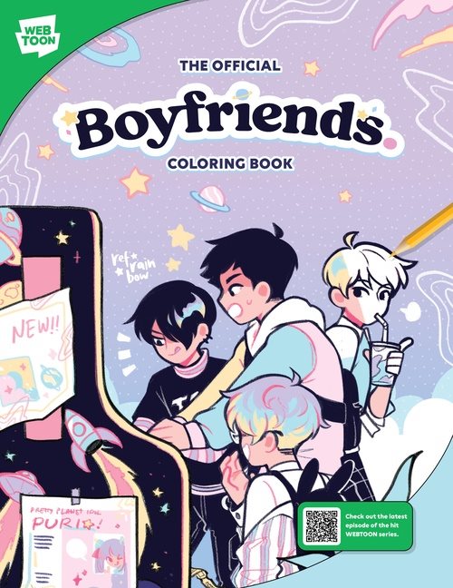 The Official Boyfriends. Coloring Book