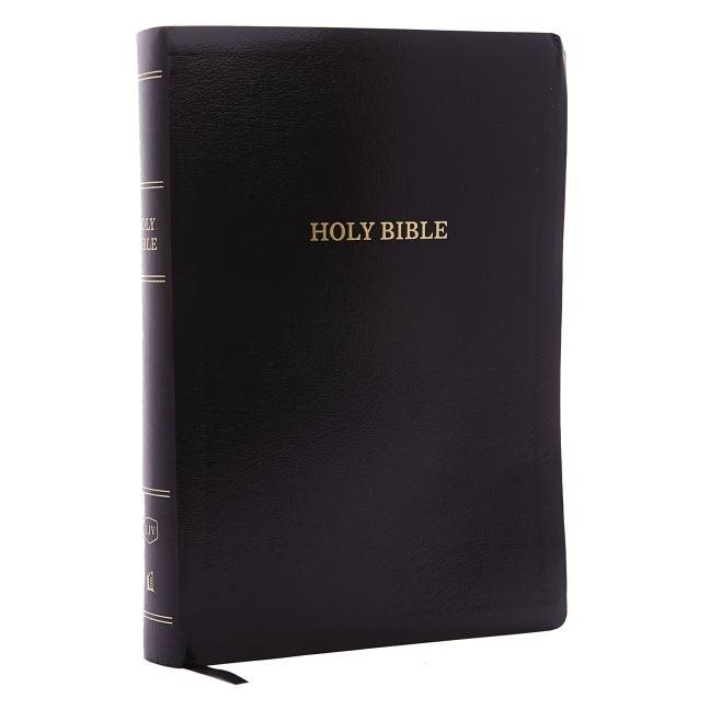 Kjv, reference bible, super giant print, leather-look, black, red letter ed
