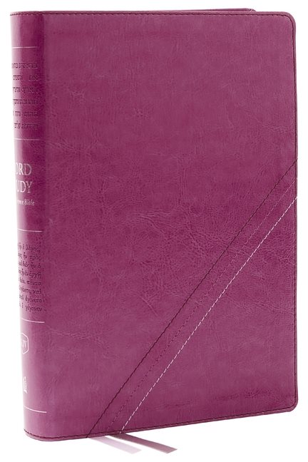 KJV, Word Study Reference Bible, Leathersoft, Pink, Red Letter, Comfort Print