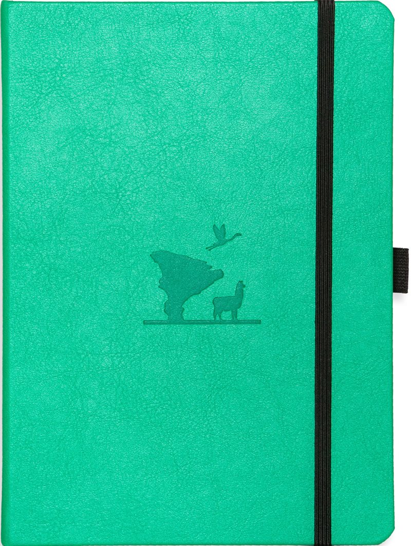 Dingbats* Earth A5+ Dotted - Emerald Eduardo Avaroa Notebook