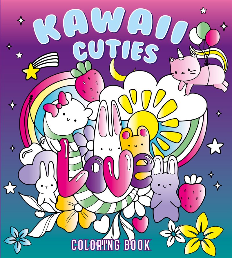 Kawai Cuties Coloring Book