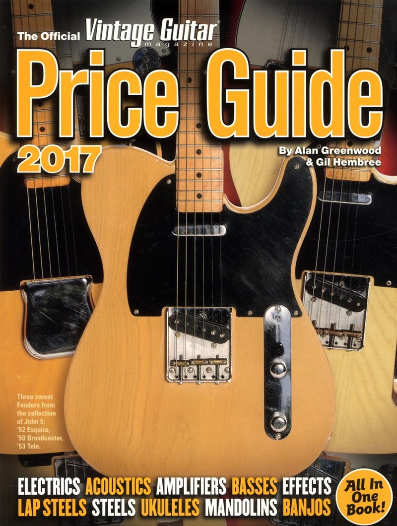 Official vintage guitar magazine price guide 2017