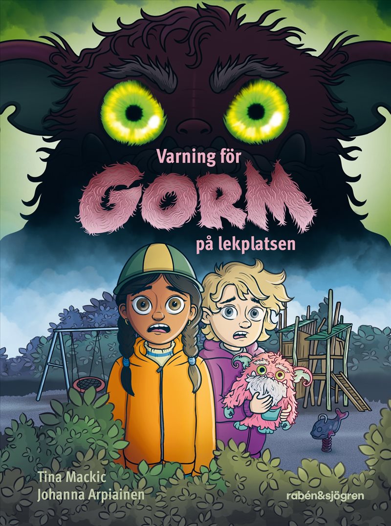 Varning för Gorm på lekplatsen