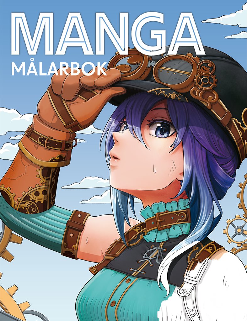 Manga målarbok