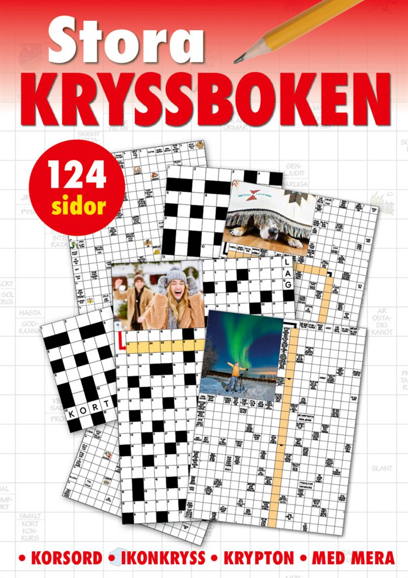 Stora kryssboken (röd)