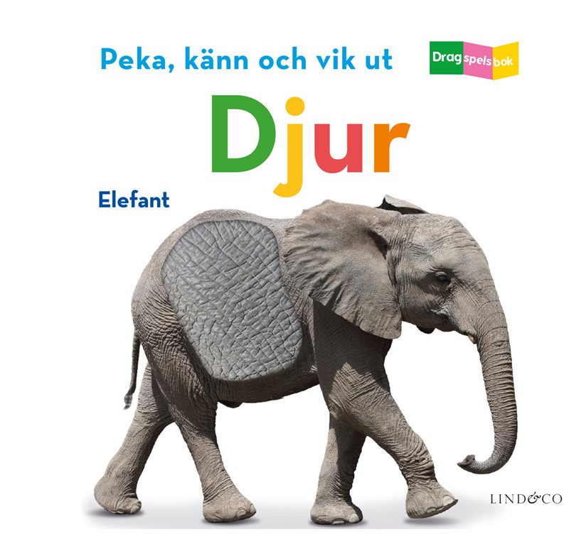 Peka, känn och vik ut - Djur : dragspelsbok