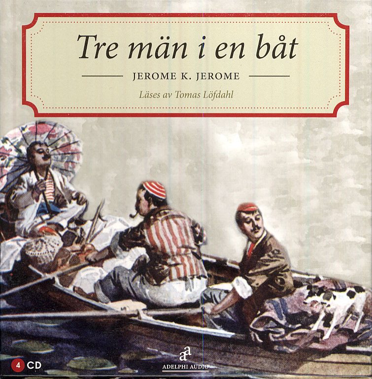 Tre män i en båt