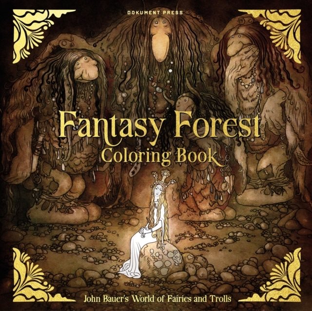 Fantasy forest coloring book : John Bauer