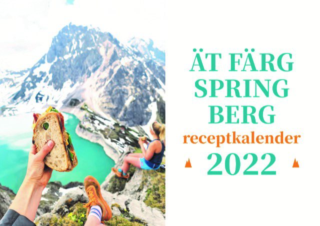 Ät färg spring berg : Receptkalender 2022