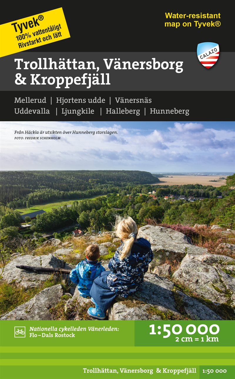 Trollhättan Vänersborg Kroppefjäll 1:50.000
