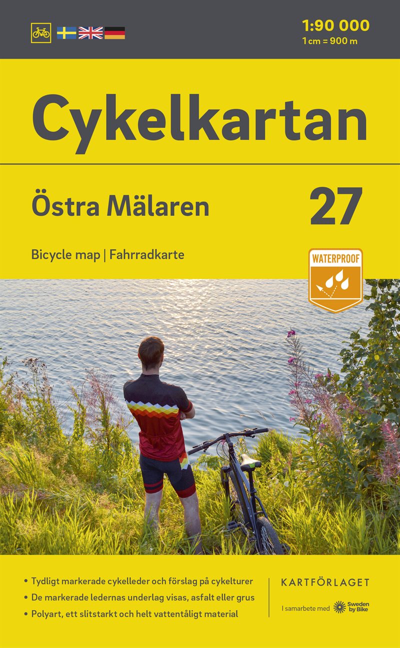 Cykelkartan Blad 27 Östra Mälaren 2023-2025