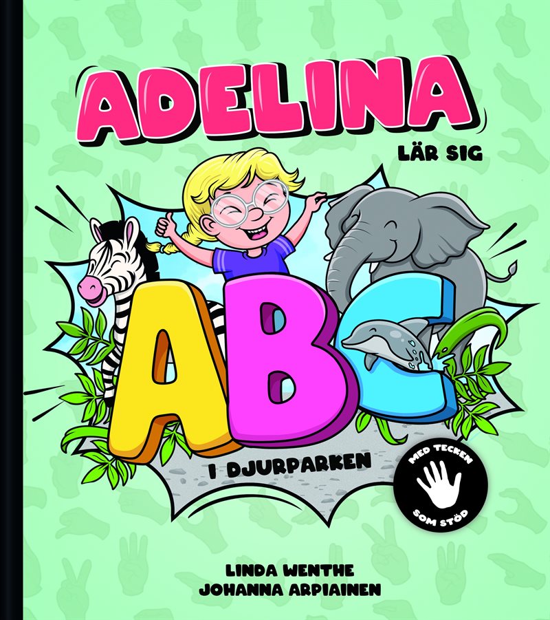 Adelina lär sig ABC i djurparken