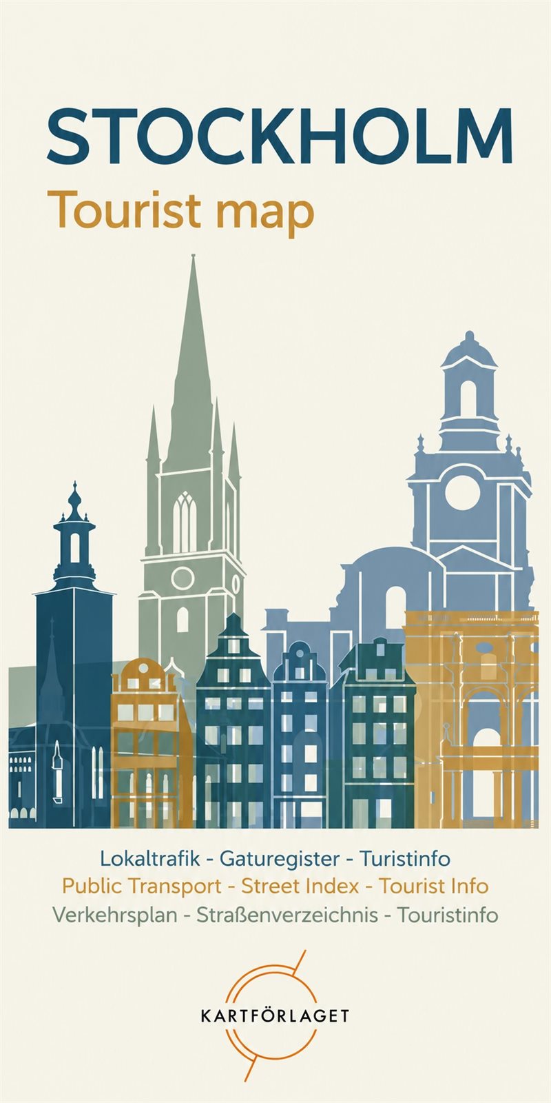 Stockholm Tourist Map Säljs endast 10-pack ISBN 9789198980219