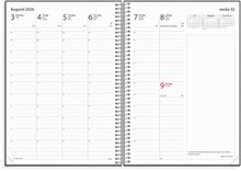 Kalender 2026 Business VIP svart konstläder