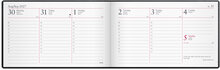 Veckokalendern 2027 svart konstläder