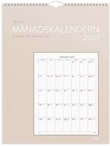 Stora Månadskalendern 2027
