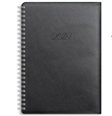 Elevkalender - Kalender Study Twist A5 svart 26/27