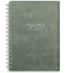 Elevkalender - Kalender Senator A6 Twist grön 2026-2027