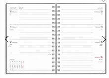 Elevkalender - Kalender Senator A6 Twist svart 2026-2027