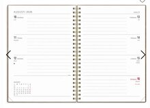 Elevkalender - Kalender Senator A5 Twist mocca 2026-2027