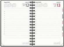 Kalender 2023 Dagbok svart PP-plast