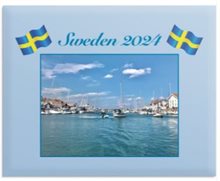 Väggkalender 2024 Sweden med kuvert