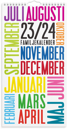 Familjekalender 23/24 TrendArt