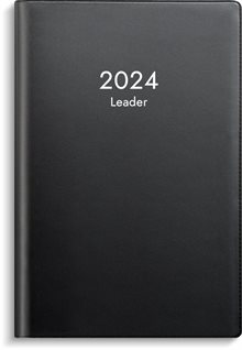 Kalender 2024 Leader svart plast