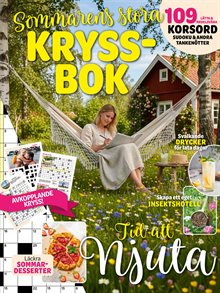 Sommarens stora kryssbok : 109 lätta och medelsvåra korsord, sudoku och andra tankenötter