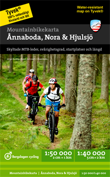 Mountainbikekarta: Ånnaboda, Nora & Hjulsjö 1:40.000/1:50.000