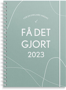 Kalender 2023 Få det gjort grön